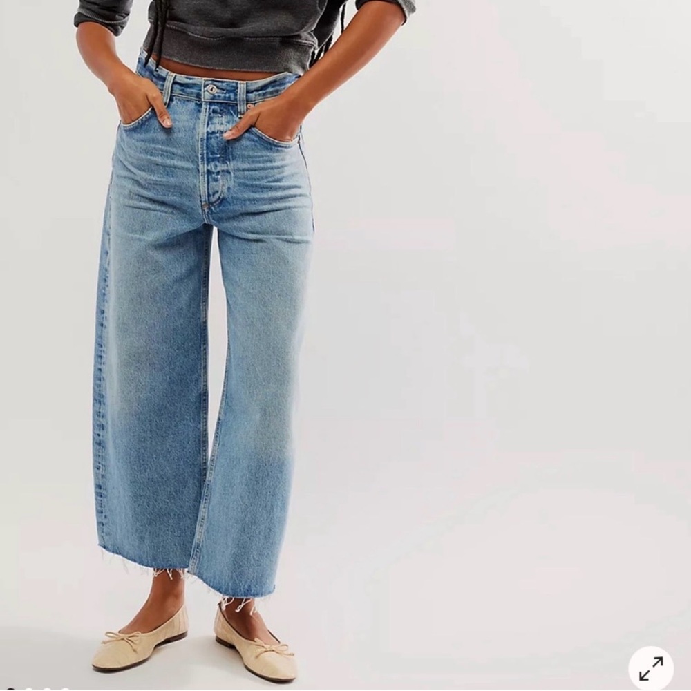 Citizens Of Humanity Ayla Undone Crop hem 23